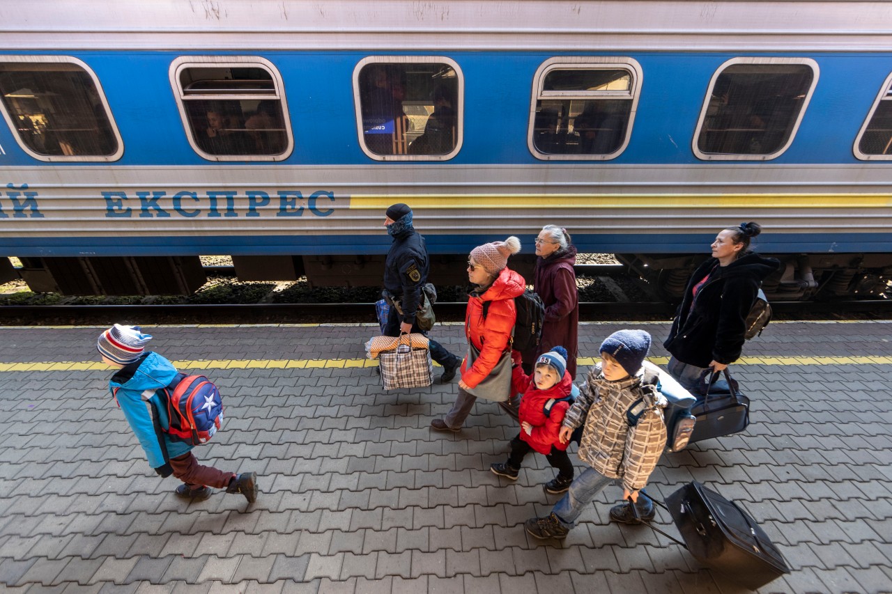 Rund Zehn Millionen Ukraine-Flüchtlinge haben das Land verlassen. 