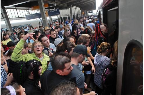 ... oder den Zug. Auch wenn's schwerfällt. Fasten soll ja auch keinen Spaß machen. (Foto: Ulrich von Born)