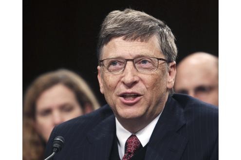 ...und auch der Mächtigsten ist der Microsoft-Chef und Erfinder des PC, Bill Gates. Er belegt Platz 5. Die einzige Frau unter den ersten Zehn...