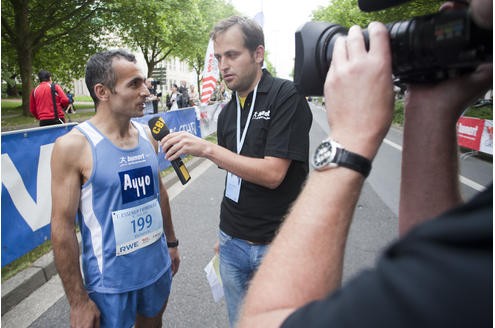 Impressionen vor dem Beginn des Laufs. Foto: Bernd Lauter