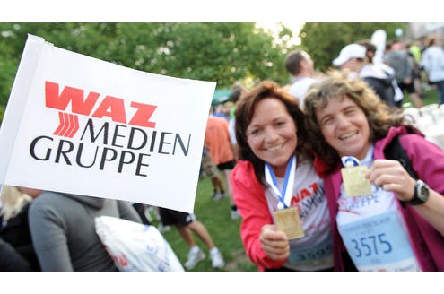 Läufer der WAZ Mediengruppe. Foto: Sebastian Konopka / WAZ FotoPool
