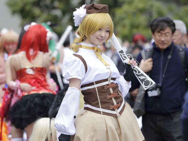 Hunderte Besucher lassen sich an diesem Wochenende von der Manga-Messe in die Tokioter Bucht locken.