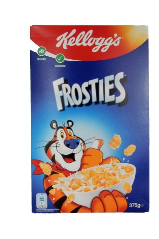Zusammen mit dem Risotto landet die Verpackung von „Kellogg’s Frosties“ auf dem Spitzenplatz der geprüften Mogelpackungen.