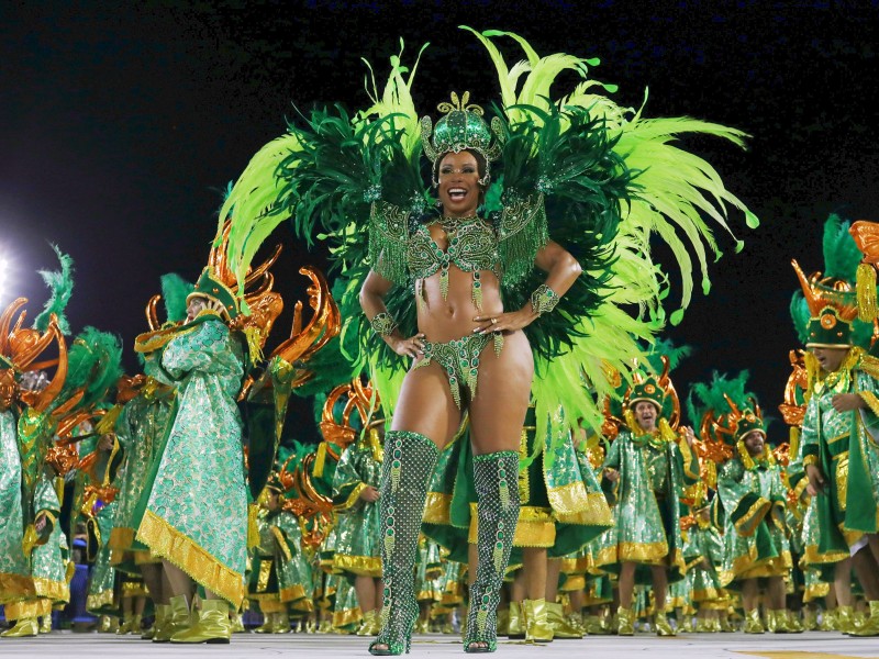 So feiern die Brasilianer Karneval in Rio.