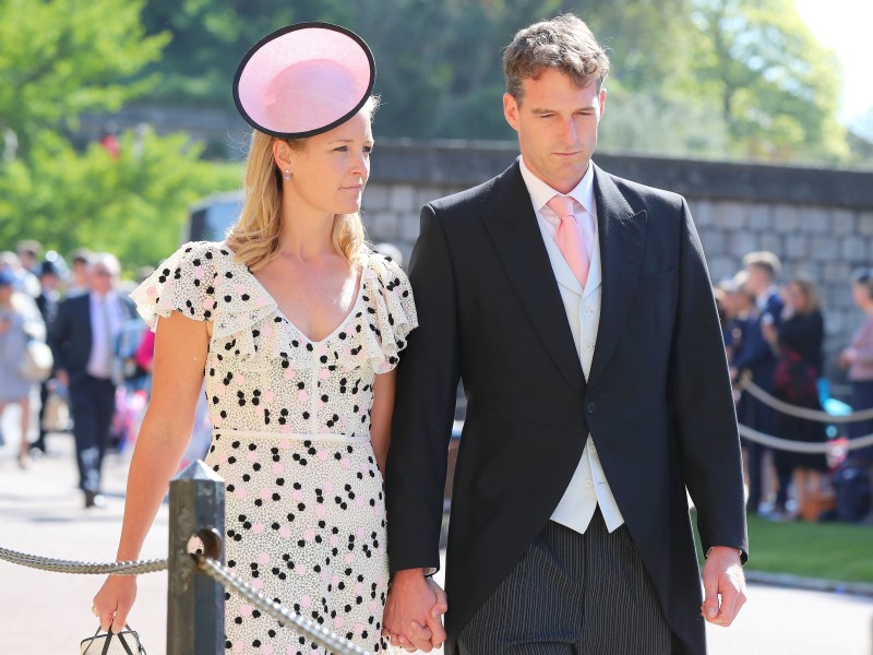 Wenn die Krawatte zum Hut passt: Lady Edwina Louise Grosvenor und ihr Mann Dan Snow