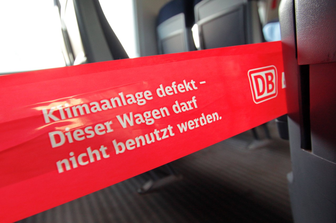 Deutsche Bahn: Maske auf, auch bei kaputter Klimaanlagen