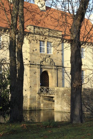 Entstanden ab 1500: Schloss Strünkede in Herne. 