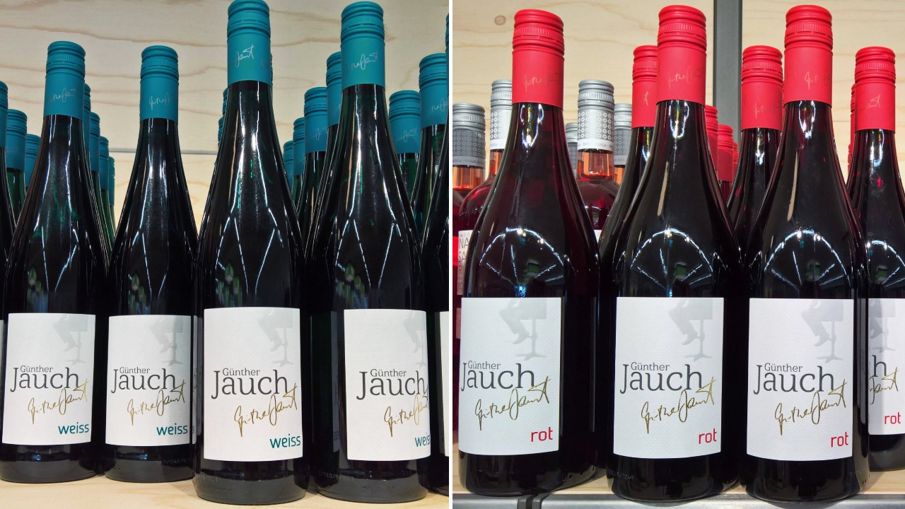 Günther Jauch verkauft sowohl weißen als auch roten Wein.