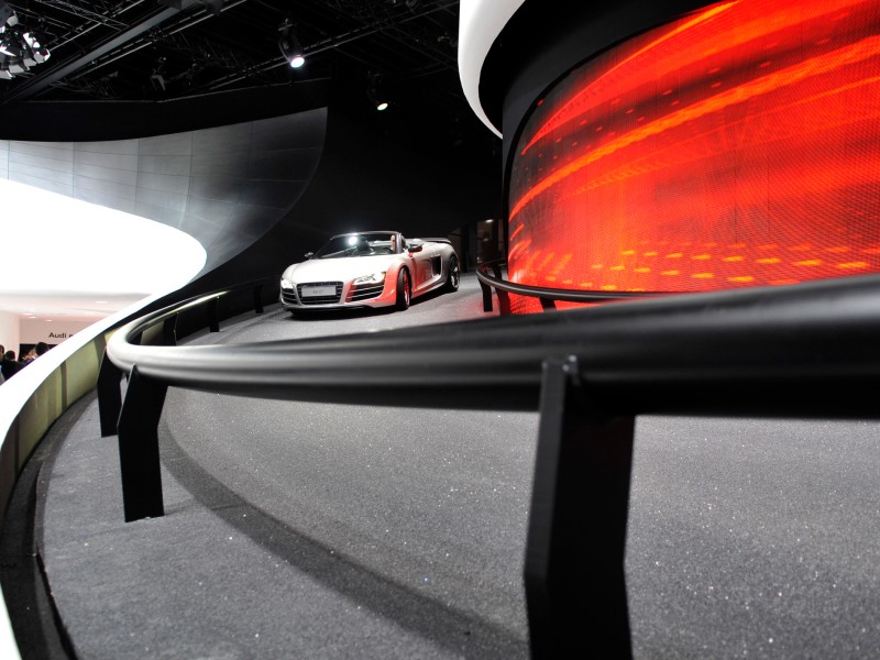 Audi auf der Rennstrecke. Foto: Denise Ohms