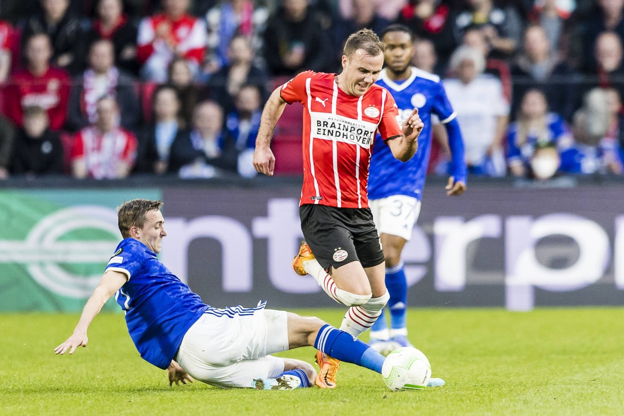 Ex-BVB-Star Mario Götze erleidet mit PSV Eindhoven einen bitteren Rückschlag.