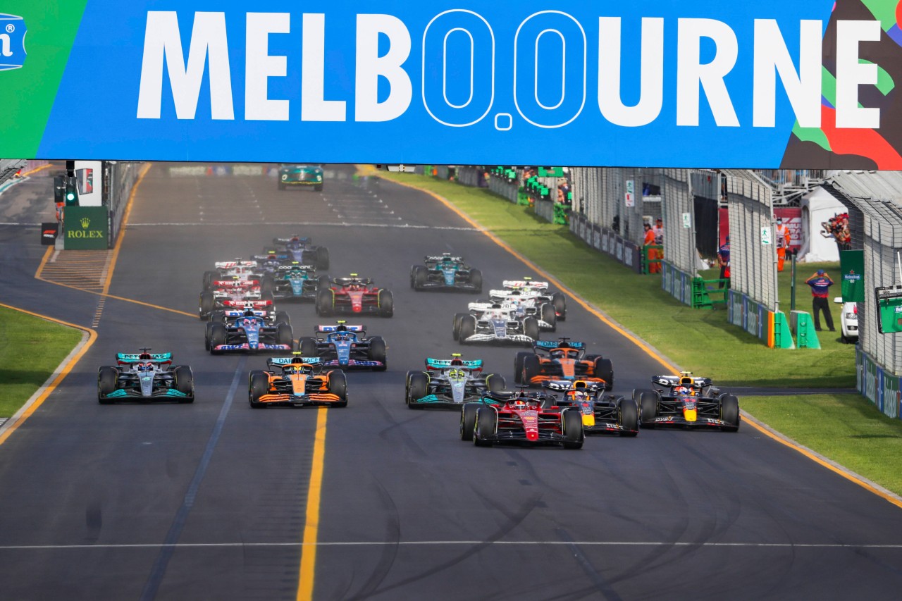 Die Formel 1 zu Gast in Melbourne.