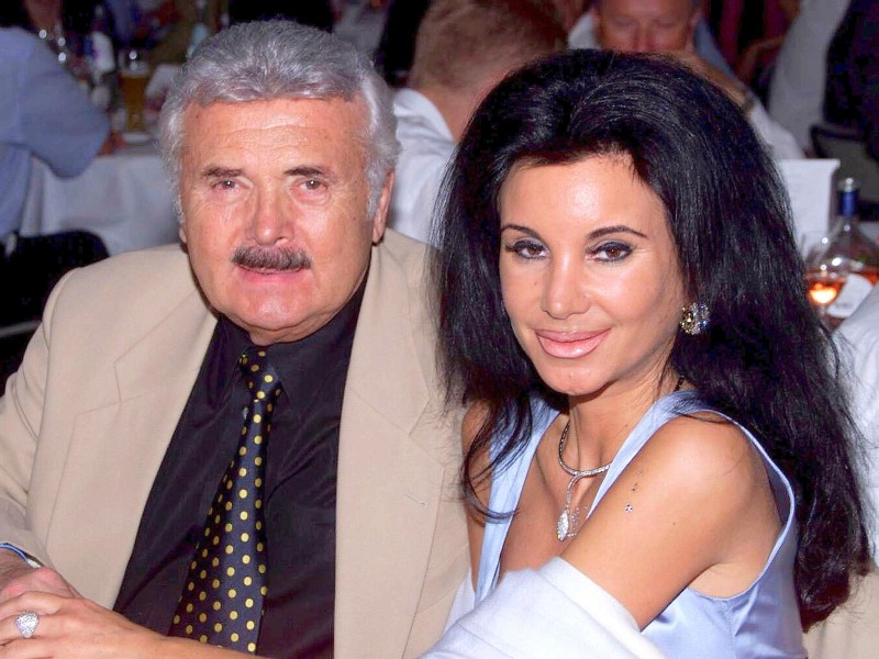 Tatjana Gsell mit ihrem verstorbenen Mann, Schönheitschirurg Franz Gsell, im Jahr 2001. 