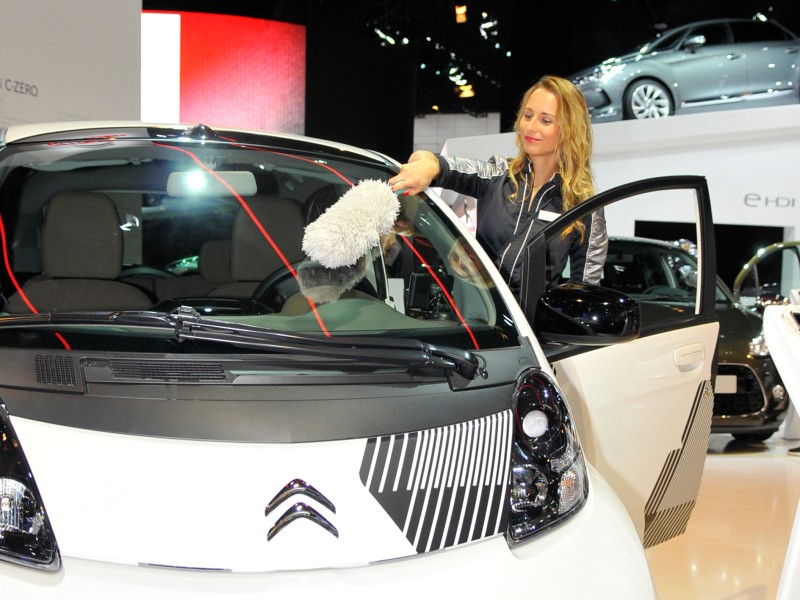 Sauber sollen natürlich auch die Modelle von Citroën sein. Foto: Denise Ohms