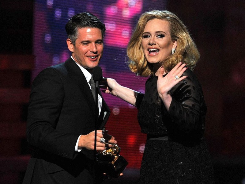 Sie ist DIE Abräumerin bei den Grammys 2012: Die britische Sängerin Adele...