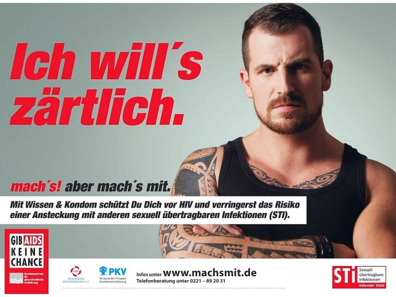 ...diesen fünf Motiven: Ich will's zärtlich,...