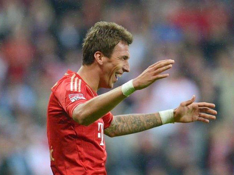 Die Unterarme sind eine begehrte Stelle für auffällige Tattoos - auch bei Mario Mandzukic (FC Bayern München).