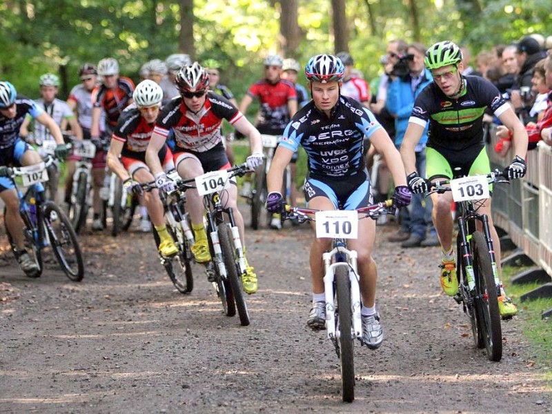 Mountainbike , Finale um den NRW Cup am 30.09.2012 in Haltern Am Dachsberg.  Foto: Gerhard Schypulla WAZ FotoPool