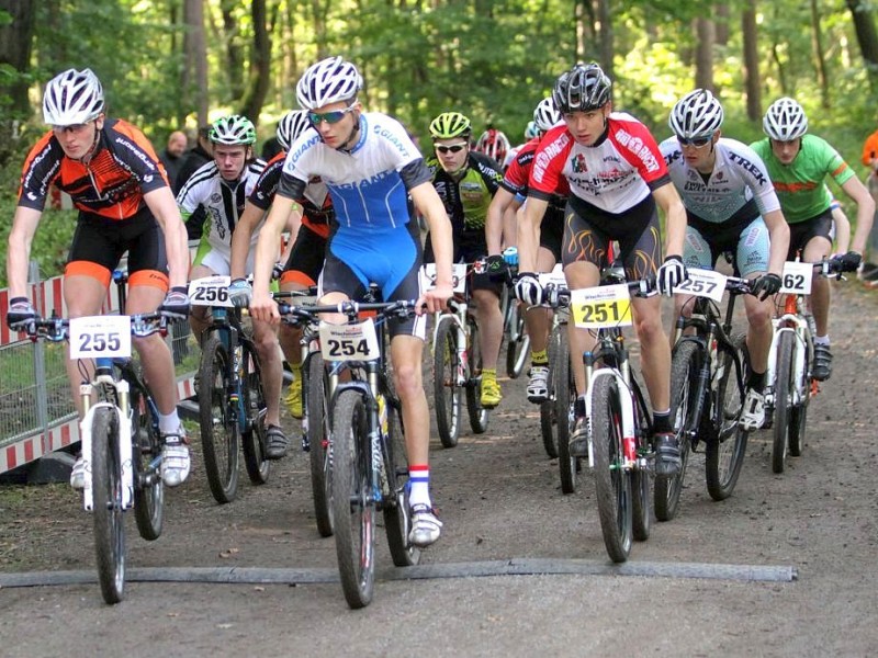 Mountainbike , Finale um den NRW Cup am 30.09.2012 in Haltern Am Dachsberg.  Foto: Gerhard Schypulla WAZ FotoPool