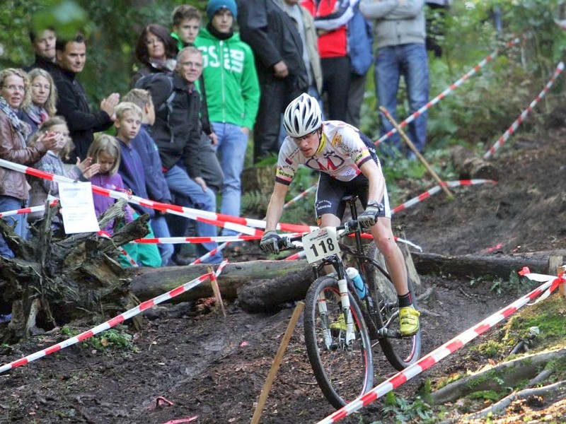 Mountainbike , Finale um den NRW Cup am 30.09.2012 in Haltern Am Dachsberg.  Foto: Gerhard Schypulla WAZ FotoPool