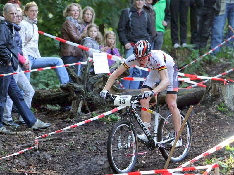 Mountainbike , Finale um den NRW Cup am 30.09.2012 in Haltern Am Dachsberg.15 Markus Schulze - Lünzum ( Focus M.I.G. Team )  Foto: Gerhard Schypulla WAZ FotoPool