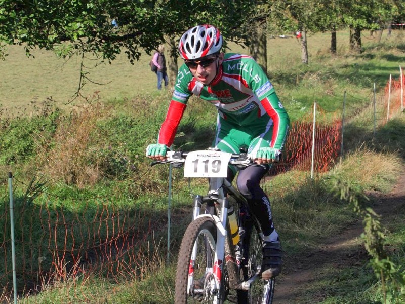 Mountainbike , Finale um den NRW Cup am 30.09.2012 in Haltern am Dachsberg.  Foto: Gerhard Schypulla WAZ FotoPool