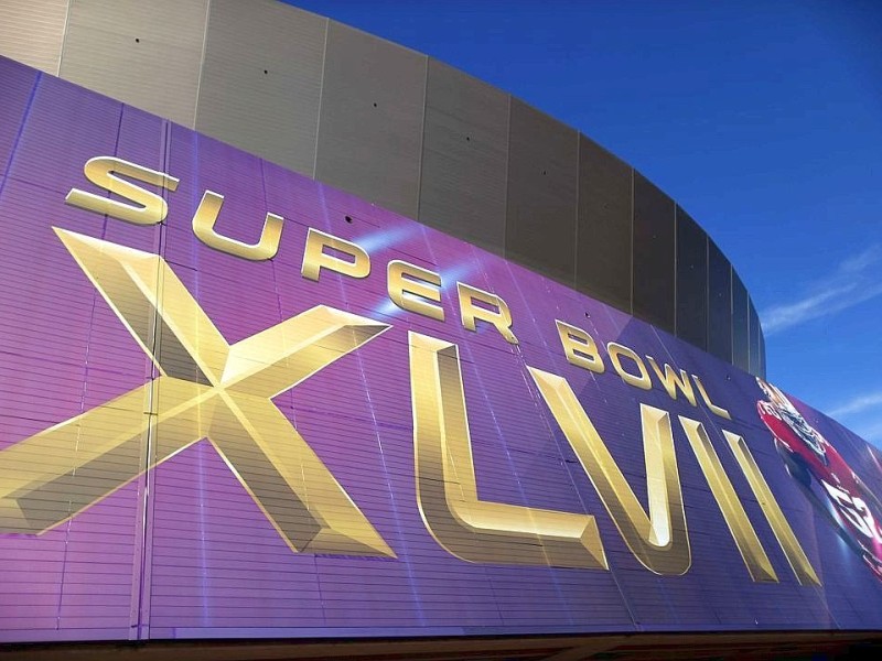 Beim Super Bowl trafen im Superdome von New Orleans die Baltimore Ravens auf die San Francisco 49ers.