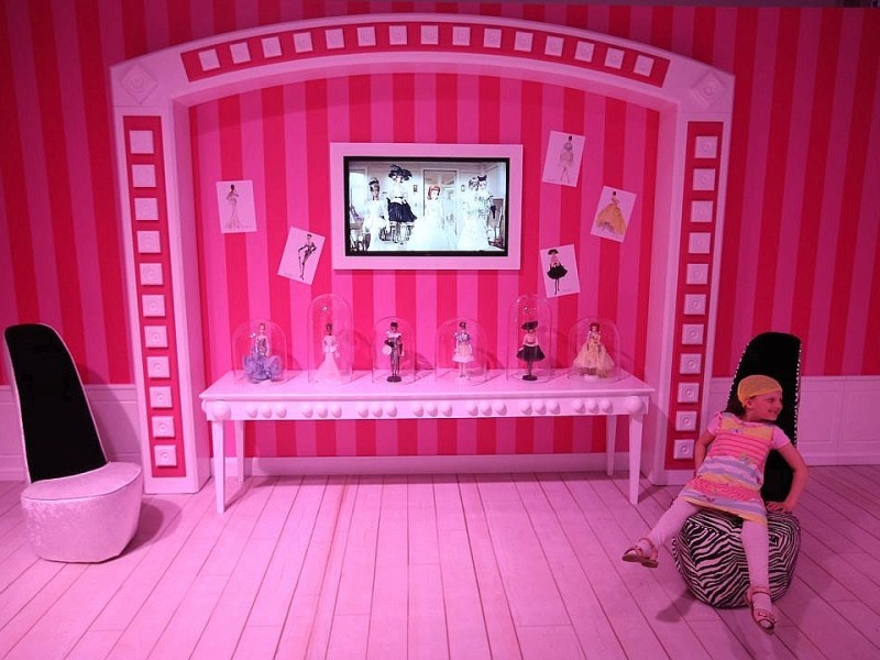 Die Barbies Dreamhouse Experience in Berlin. Auf 2500 Quadratmetern können Fans der blonden Puppe alles Neue rund um Barbies Leben entdecken.