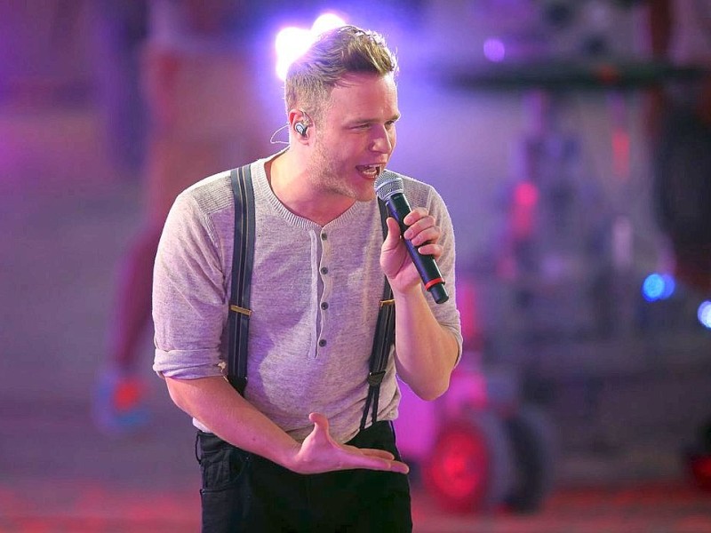 Olly Murs bei Wetten, dass..? auf Mallorca.