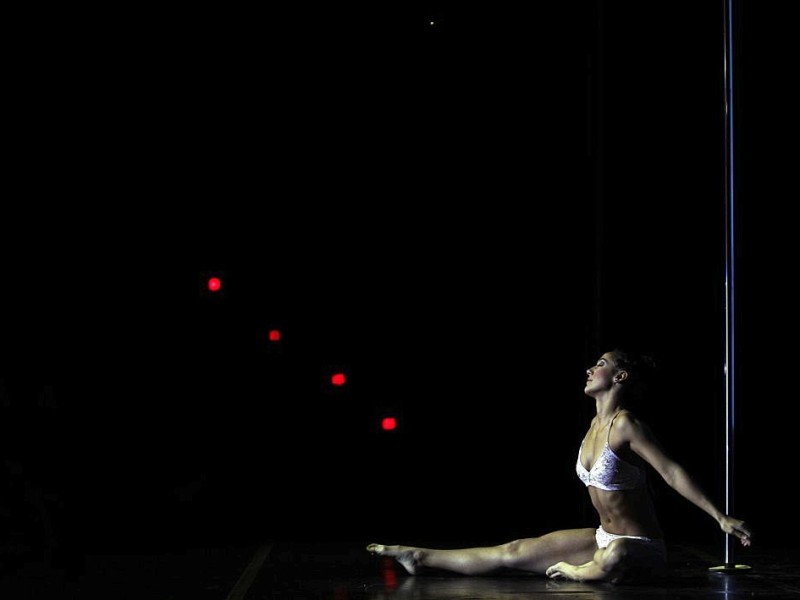 Ein Pole-Dance-Wettbewerb in Buenos Aires.