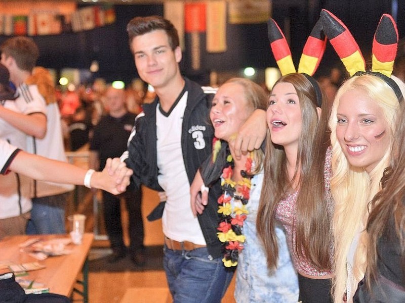 Public-Viewing in Essen.