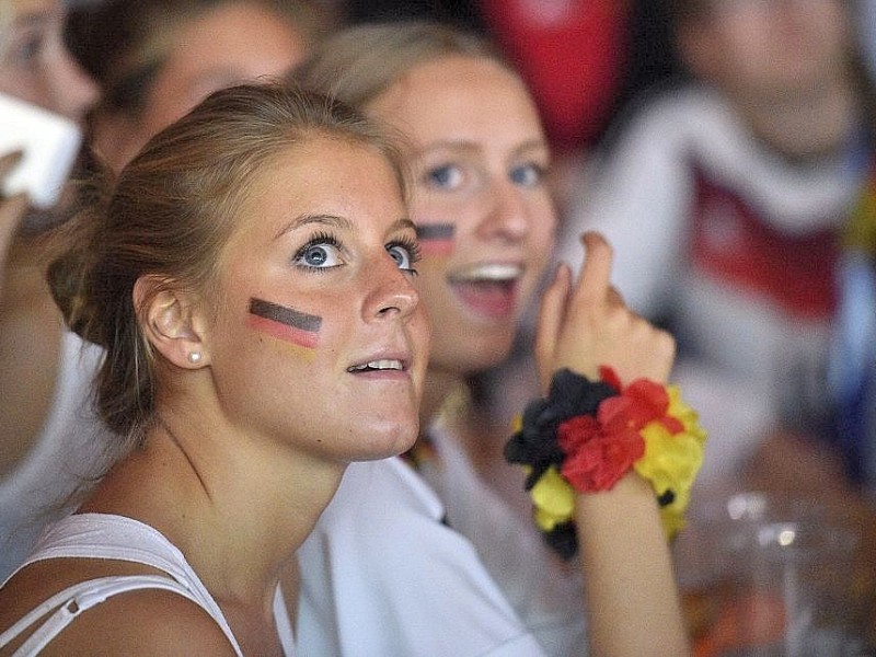 Public-Viewing in Essen.