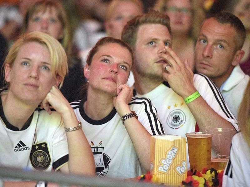 Public-Viewing in Essen.