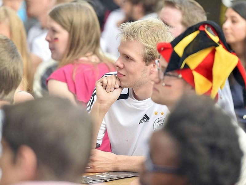 Public-Viewing in Essen.