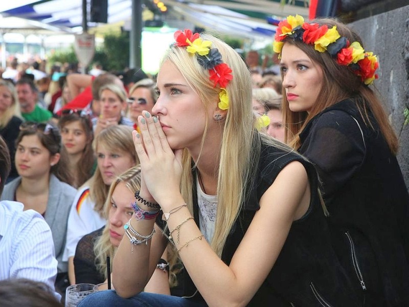 Public-Viewing in Düsseldorf.