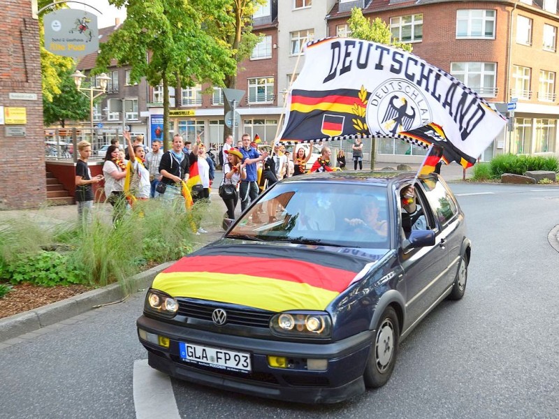 Public-Viewing in Gladbeck.