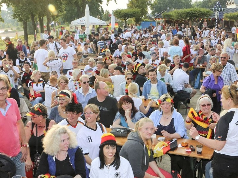 Public-Viewing in Wesel.