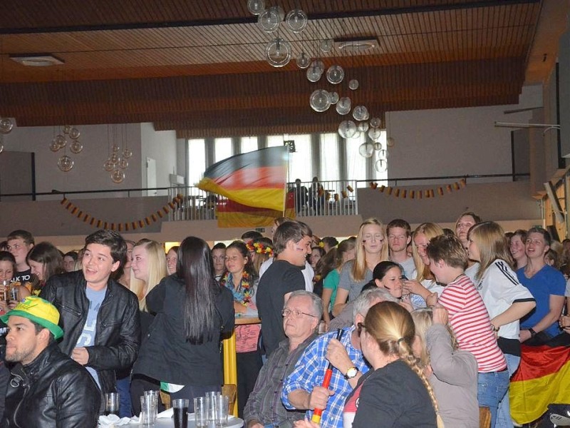 Public-Viewing in Meschede.