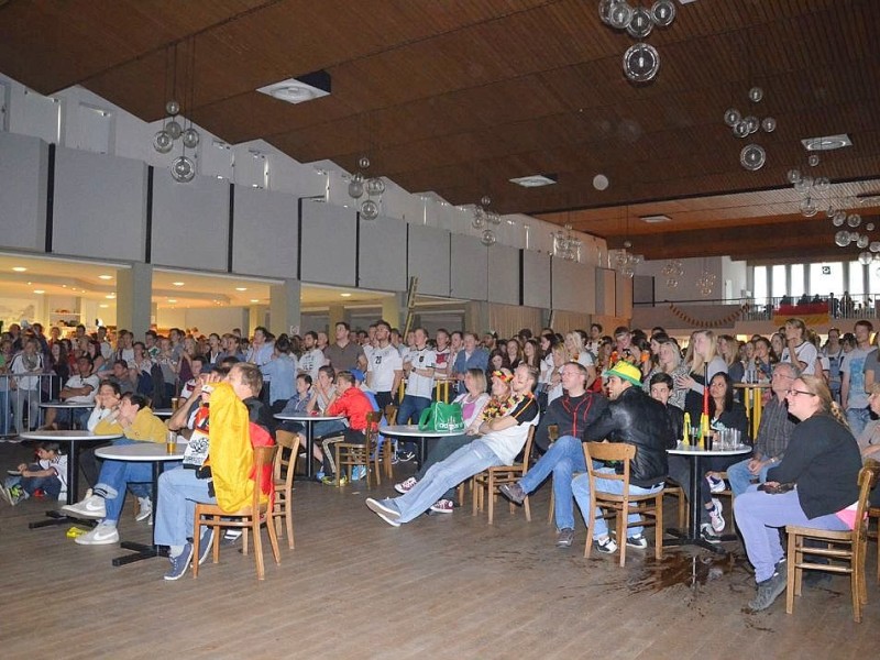 Public-Viewing in Meschede.