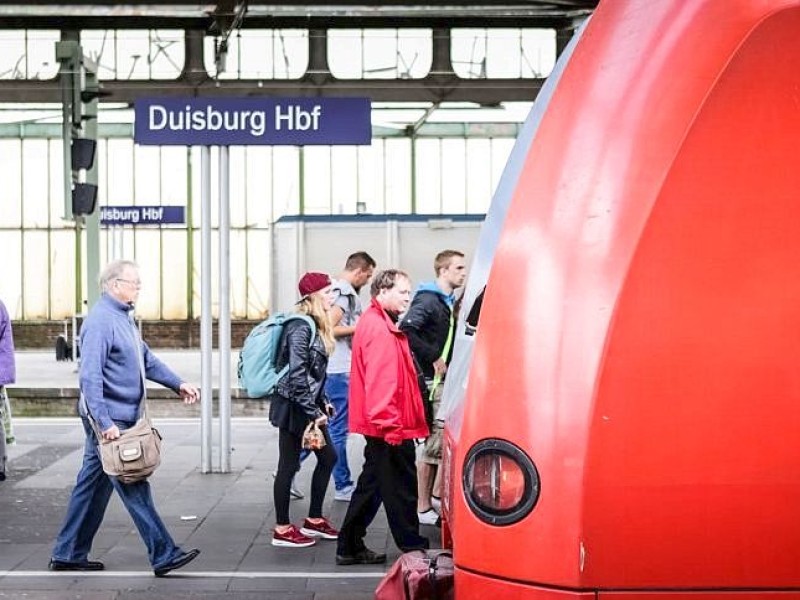Auch am Hauptbahnhof in Duisburg fallen Mittwoch viele Züge aus.