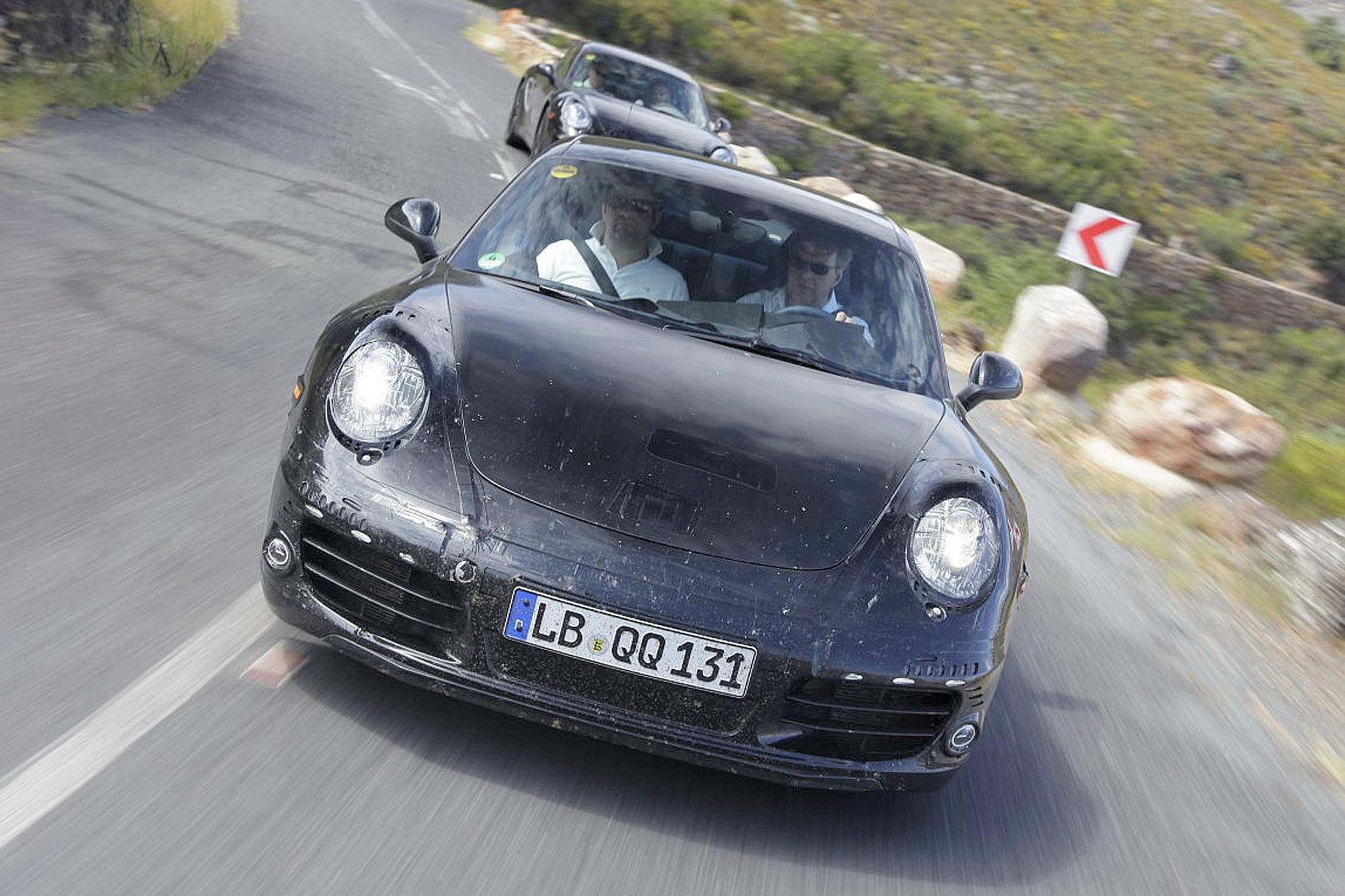 Zu den Stars der diesjährigen IAA zählt zweifelsohne der neue Porsche 911.
Foto: Porsche