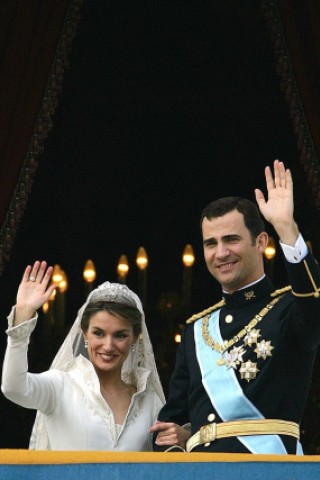 Das offizielle Hochzeitsfoto vom 22. Mai 2004.