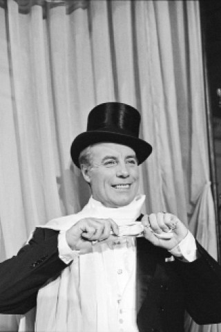 ...und Zylinder: Heesters 1961 als Danilo in der Operette Die lustige Witwe in Wien. Danilo war die Rolle seines Lebens, Heesters hat sie über 1600 Mal gespielt. Privat...