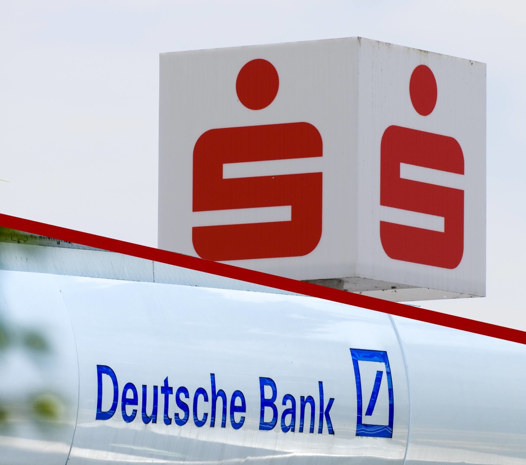 Kunden der Sparkasse, Deutschen Bank und anderen Geldinstituten werden reihenweise gekündigt.(Symbolbild)