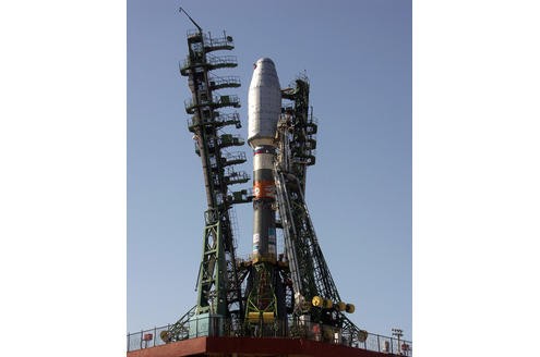 2006, Russland: eine Sojus 2-Rakete soll den Wetter-Satteliten MetOp ins All. 