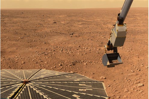 Das Mini-Labor soll den Mars-Boden untersuchen und Proben mit zur Erde bringen. 