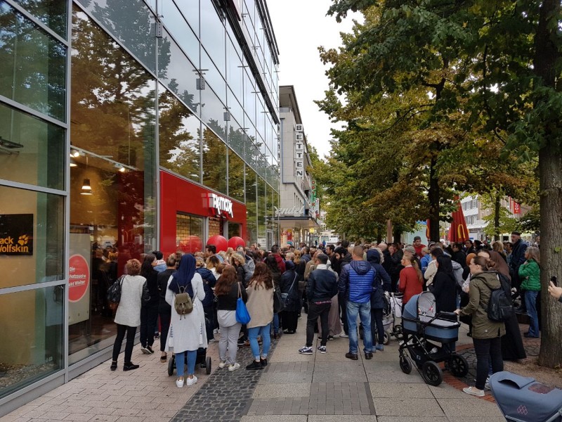 Kurz vor der Eröffnung...