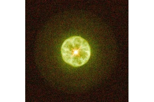 Ein sonnenartiger Stern kurz vor dem Verglühen.
Bild: Nasa