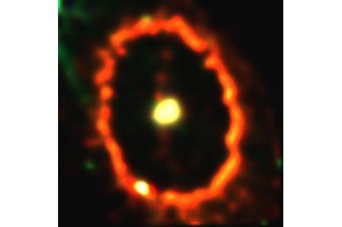 In Schönheit sterben: Diese Aufnahme zeigt das Ende einer Supernova.
Bild: Nasa
