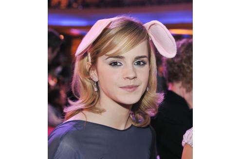 ... und Emma Watson verkleidet als Despereaux, der kleine Mäuseheld.