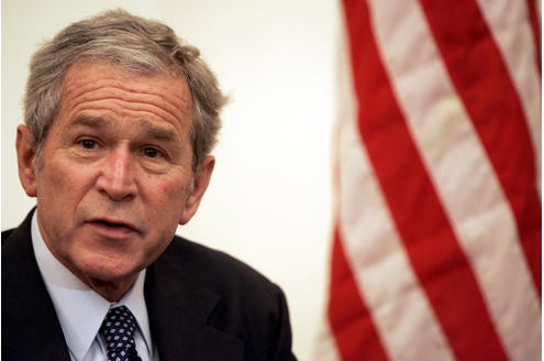 In George W. Bushs Memoiren finden sich zahlreiche Stellen, die er bei anderen Autoren abgeschrieben hat. Foto: afp
